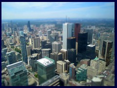 Views from CN Tower 60  - miniature effect